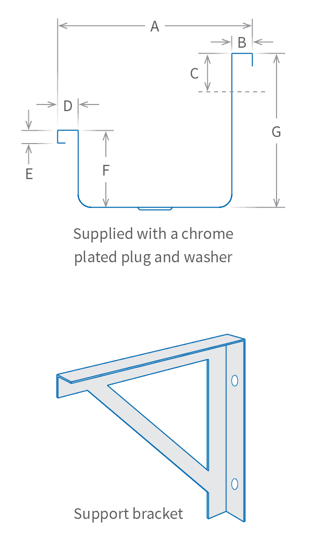 Stainless Steel Ablution Trough